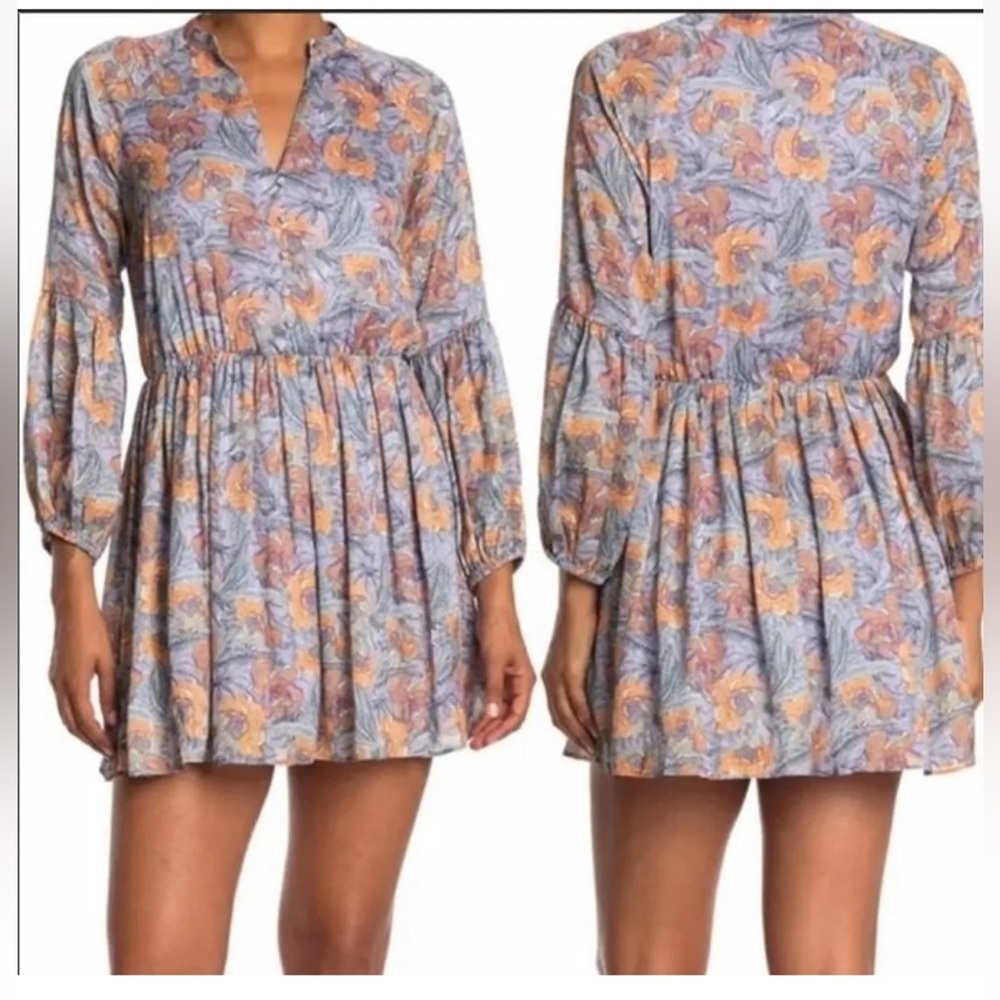 NSR floral‎ print mini dress. Size L